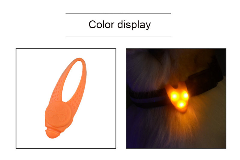 1pc Nighttime Safety Pet Pendant Collar with Anti-Lost LED Light for Dogs and Cats - Essential Pet Supplies for Visibility and Security