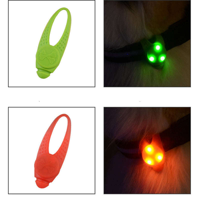 1pc Nighttime Safety Pet Pendant Collar with Anti-Lost LED Light for Dogs and Cats - Essential Pet Supplies for Visibility and Security