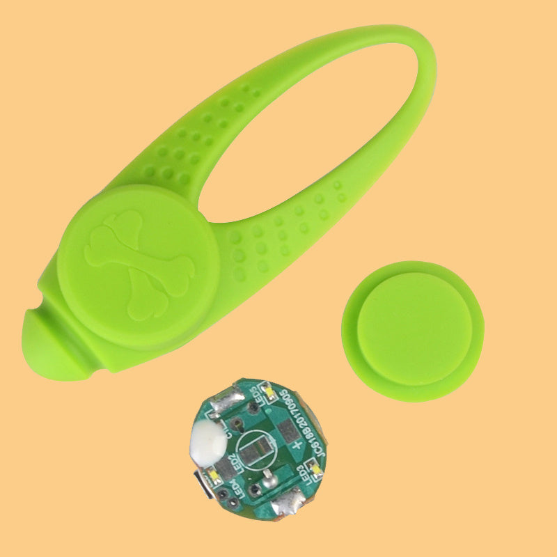 1pc Nighttime Safety Pet Pendant Collar with Anti-Lost LED Light for Dogs and Cats - Essential Pet Supplies for Visibility and Security