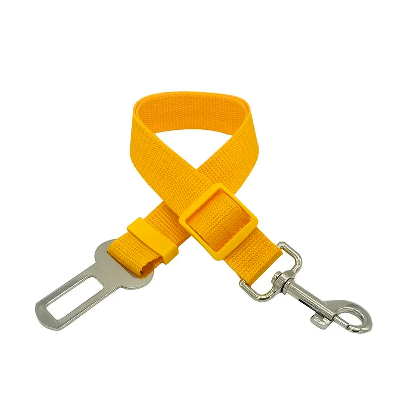 Adjustable Harness and Leash Cat Dog Car Seat Belt Pet Seat Vehicle Dog Harness Lead Clip TractionCar Travel Supplies for Dogs