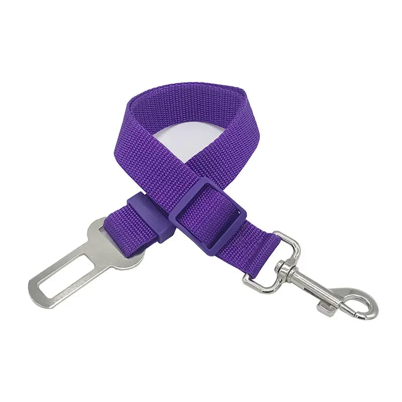 Adjustable Harness and Leash Cat Dog Car Seat Belt Pet Seat Vehicle Dog Harness Lead Clip TractionCar Travel Supplies for Dogs