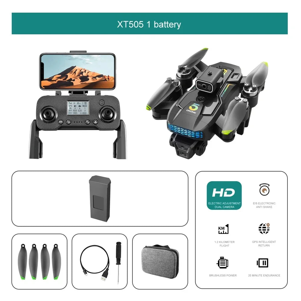 2024 Drone 8k Professional GPS 3 Axis Brushless Gimbal RC Quadcopter Obstacle Avoidance Drones With Camera HD 4K 5G Dron