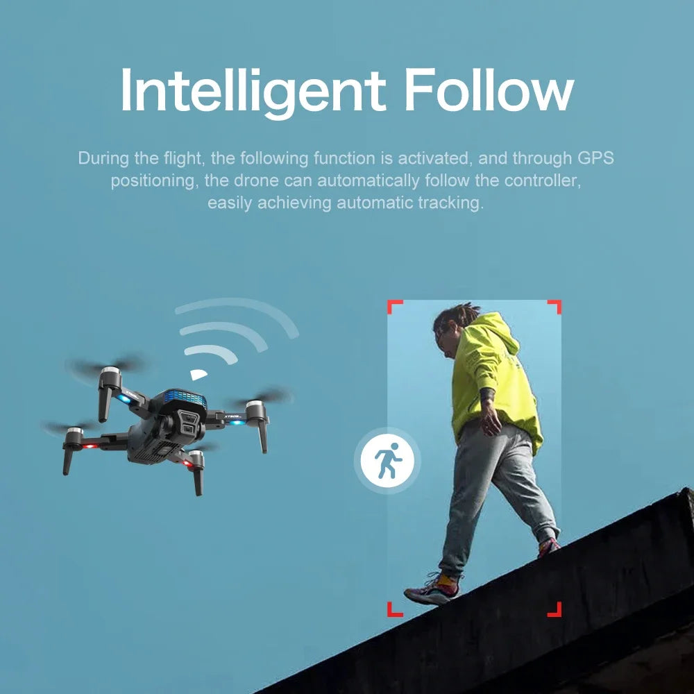 2024 Drone 8k Professional GPS 3 Axis Brushless Gimbal RC Quadcopter Obstacle Avoidance Drones With Camera HD 4K 5G Dron