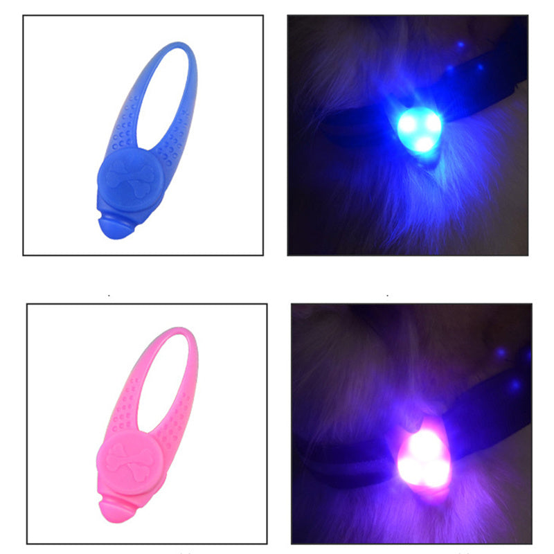 1pc Nighttime Safety Pet Pendant Collar with Anti-Lost LED Light for Dogs and Cats - Essential Pet Supplies for Visibility and Security