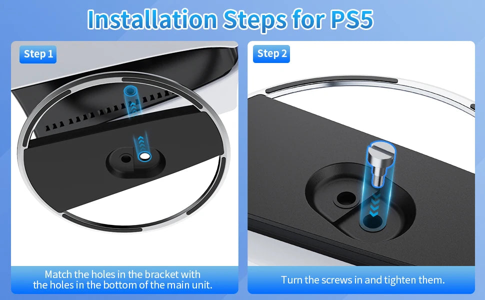 2025 New Vertical Stand for PS5 Consoles Playstation 5 Slim Base Accessories for PS5 Pro Console Disc and Digital
