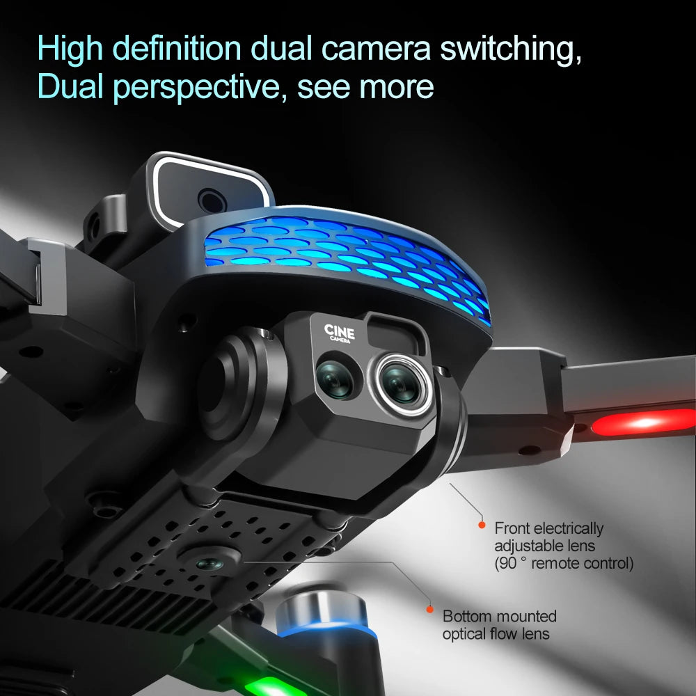 New Professional M6 Drone 8K HD With Screen WIFI FPV Smart Obstacle Avoidance Brushless Motor Remote Control Quadcopter Dron Toy